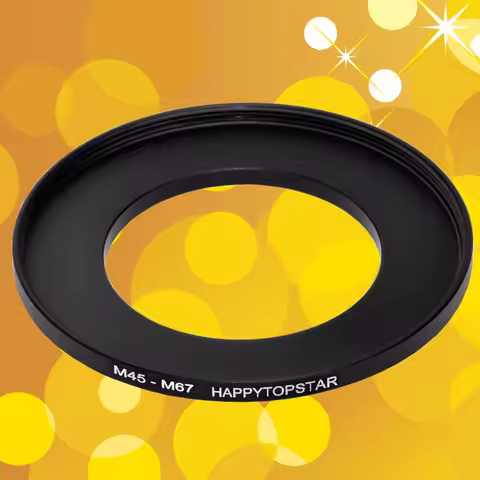 M45 (45mm 0.7mm thread pitch) to M67 (67mm 0.75mm) M45-M67 45-67 mm Step Up Coupling Speedring Ring 