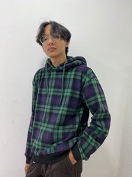 Sweater Hoodie Pria Wanita Pacth Kotak Kotak Premium - Hoodie Jumper Pria Kotak Merah Terbaru Besr S