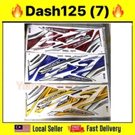 Stiker sticker body stripe cover set (7) honda wave dash dash125 dash 125 fi dash fi coverset EMBLEM STRIPE BODYSET RAMP