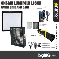 Onsmo Lumifold LF60X LED with Grid 150W Bicolor (3200k Yellow and 5600k White) LED Studio Video Ligh