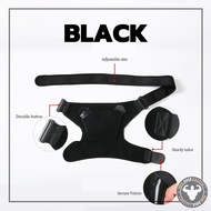 ยางยืดเลข ผ้าพยุงไหล่ สายรัดไหล่ ปรับได้  บาดเจ็บที่ไหล่ เข็มขัดฟิตเนสกีฬา สวมใส่ได้ทั้งซ้ายและขวา B