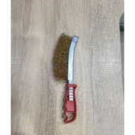 E29 / Brass Steel Wire Brush BENDED CURVED ModelGOLOK