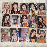 IVE 小卡 特典 Yujin Gaeul Rei Wonyoung Liz Leeso 秋天 李瑞 After Like Love Dive Eleven I am Season’s Greetin