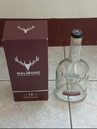 Dalmore 大摩 麋鹿 玻璃瓶+空盒一起出貨