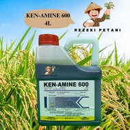 [ORIGINAL] 4L KEN-AMINE 600 Racun Rumput/RACUN RUMPAI/Racun Serap/KENAMINE /HC AMINE 600 Sama Hextar