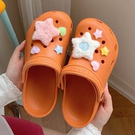 Sweet Cool Summer Open Toe Slippers Women Outdoor Casual Anti Slip Soft Bottom Korean Style Y2K Chai