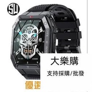 優選市集 現貨 新款k55戶外智能手錶1.85寸大屏通話ip68防水錶盤下載dafit