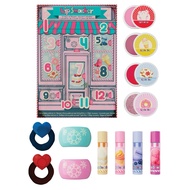 LIP SMACKER 12 DAY OF BEAUTY ADVENT CALENDAR SPECIAL EDITION : 12 PIECES ITEMS LIP BALM SHINES GLOSS