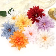 12cm Artificial Chrysanthemum Flowers Head Fake Flower Home Wedding Cake Garden Decoration DIY Bride