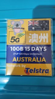 澳洲 Telstra 10GB 15天 SIM卡