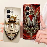 Huawei Nova 10 SE Case Cover Luxury A-Z Letters 2D Painted Silicone Casing BNE-LX1 BNE-LX3 BNE-AL00