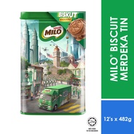 NESTLE MILO Biscuit Merdeka Gift Tin (12'sX482g)