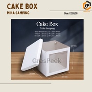High Tart Cake Box with Side Mica/Tart Box