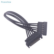 Peacellow SATA to 15Pin Male To Female Power Extension Cable HDD SSD SATA Power Cable 20CM SG