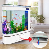 [ST]💘Bullet Fish Tank Living Room Household Medium Aquarium Long1/1.2/1.5Rice Ecological Floor Screen Fish Tank RIA7