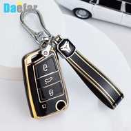 TPU Car Flip Key Case Cover Shell for VW Volkswagen Golf 7 MK7 Tiguan MK2 for Seat Ateca Leon FR 2 I