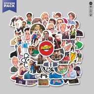HP [100PCS] Sticker Pack The BIG Bang Theory Aesthetic Vinyl Waterproof Decoration Sticker Laptop Bo