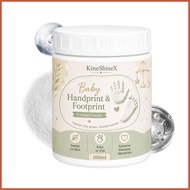 Kids Footprint Powder 100ml Safe Shaping Quick Dry Keepsake Powder Kids Hand and Foot Casting Tool f