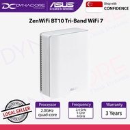 ASUS ZenWiFi BT10 (1 PACK) Tri-band WiFi 7 Smart AiMesh Extendable Router (3Y)