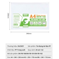 Document bag with Zip lock A4/A5/B6 DUCKEY DK-FB100/101/102
