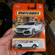 โมเดลรถเหล็ก Matchbox - Honda Civic FK8 ขาว