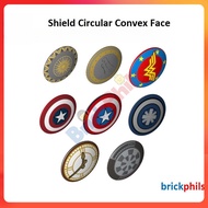 Brickphils Minifig Shield 75902 Shield Circular Convex Face
