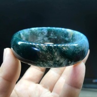 [HCM]VÒNG NGUYÊN KHỐI MÃ NÃO RÊU HAY BĂNG NGỌC THỦY TẢO - MOSS AGATE. NI 54-60