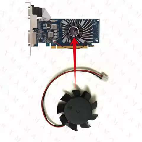 LL Cooler Fan For ASUS GeForce GT 610 GT610-1GD3-L T124010DL Replace Graphics Card