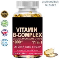 Vitamin B Complex Capsules 11-in-1, promote energy metabolism, improve nervous system