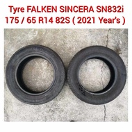 FALKEN SINCERA SN832i 175 / 65 / R14 - 82S ( 2021 Year's )  / Tayar 14 Inch Inci / Tire 14"