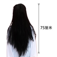 [Cosplay Costume] Halloween Props Halloween Ghost Hair Halloween Wig White Hair Witch Wig Black Whit