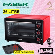 FABER 19L / 26L Electric Table Top Oven FEO R19 /  FEO R26 / R26 BK With EXTRA Baking Tray KETUHAR