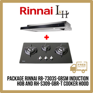 [BUNDLE] Rinnai RB-7303S-GBSM induction Hob and RH-S309-GBR-T Cooker Hood