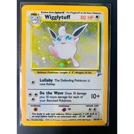 Pokemon Cards: Wigglytuff - Holo Rare (Pokemon Base Set 2 - 1999) - Antique Vintage