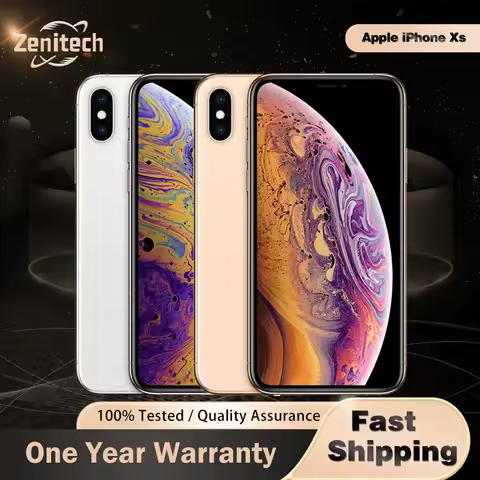 Apple iPhone XS Mobile phone Face ID 5.8" 4G LTE A12 4G RAM 64GB 256GB/512GB ROM Hexa Core Original 