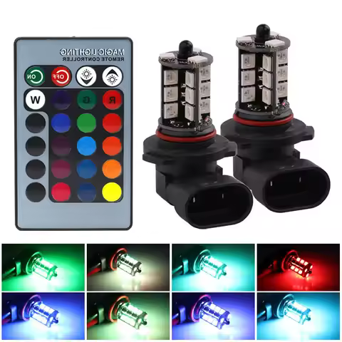 2pcs RGB LED H11 H8 H1 LED H3 H7 LED Fog Light HB3 LED 9005 9006 LED HB4 Fog Lamp H27 880 881 DRL LE