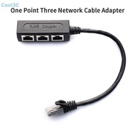 Cool3C RJ45 Splitter LAN Ethernet Network RJ45 Connector Splitter Adapter Cable HOT