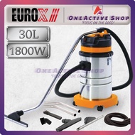 EUROX 30L Wet & Dry Vacuum Cleaner VAC5001 1800W - 6 Month Warranty ( FOR CAR WASH EUROX VACUUM EURO