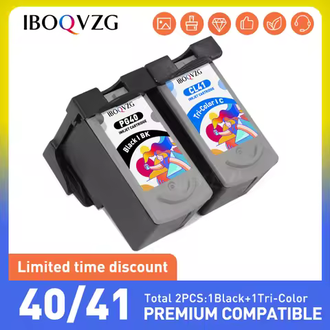 IBOQVZG PG40 CL41 Compatible Ink Cartridge for Canon PG-40 CL-41 Pixma MP160 MP140 MP210 MP220 MX300