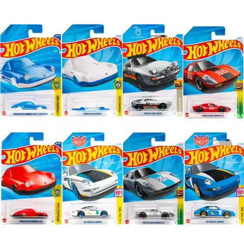 Hot Wheels Porsche Diecast Collectible Car No Wheels 911 Carrera Clip 928 Safari 964 Carrera GTS Mul