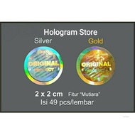 Original product hologram sticker "pearl"