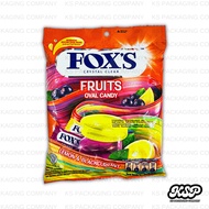 125g Fox's Crystal Clear Fruits Oval Candy Lemon & Blackcurrant Permen Kristal Bening Rasa Aneka Bua