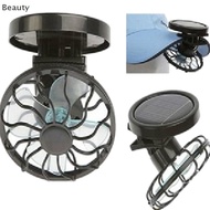 [beauty] Xách tay mini năng lượng mặt trời Clip Fan mùa hè Hat Cap Clip mát Fan ngoài trời Cắm Trại 