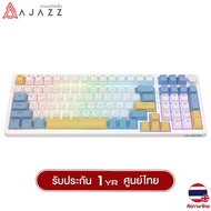 คีย์บอร์ดเกมมิ่ง Ajazz AK992 Tri-Mod RGB Version 99Key Gasket Mechanical Keyboard รับประกันสินค้า 1 