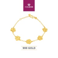 HABIB 999/24K Yellow Gold Bracelet WWGB2110423
