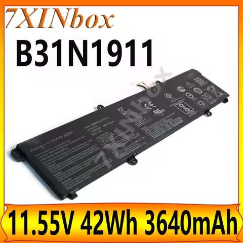 7XINbox B31N1911 11.55V 42Wh 3640mAh Laptop Battery For ASUS VivoBook Flip 14 TM420IA TP470EA TP470E