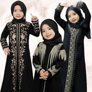 HITAM Children's BLACK SAUDI ARABIA ABAYA GROUP JETBLACK FABRIC GREAT A Abaya Abaya Jubah Abaya Hita