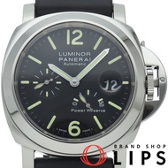 沛納海 Luminor Power Reserve Acciaio 44毫米自動上鍊 PAM01090 不鏽鋼/橡膠男士腕錶，黑色，拋光，成色極佳 [二手]