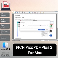 NCH PicoPDF Plus 3 Lifetime for Intel and M1 Chip Apple Silicone MacOs/Macbook/Mac Software Full Ver
