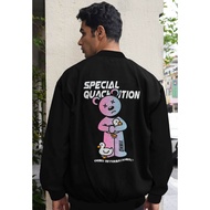 OHNII OVERSIZED DUCK HAUGHTY BEAR BASEBALL JACKET